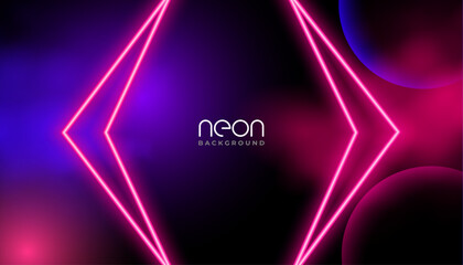 futuristic glowing neon wallpaper with universal fiction design