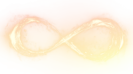 Forever 8 PNG continuous abstract line icon.