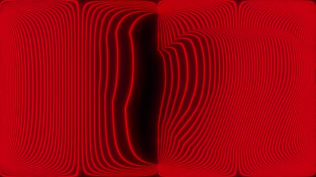 red heart shape background with modulation lines
