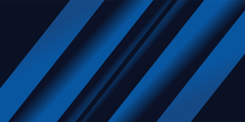 Obraz premium Dark blue modern business abstract background. Vector illustration design for presentation, banner, cover, web, flyer, card, poster, wallpaper, texture, slide, magazine, and powerpoint