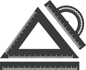 Obraz premium vector set of rulers