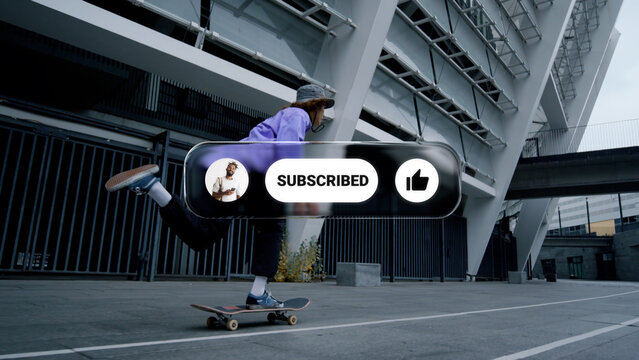 Liquid Glass Subscribe Elements 3