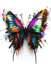 Graffiti Street Butterfly