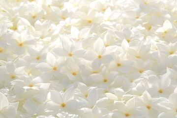 White Hydrangeas in a Minimalist Aesthetic, Creating a Serene Floral Display