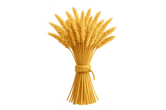 Golden wheat sheaf bundle symbolizing harvest and abundance