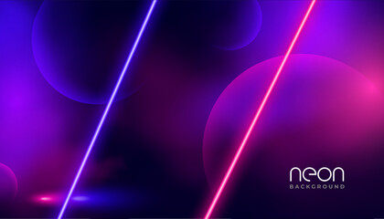 glowing laser beam background with cosmic planet design