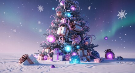 decorated christmas tree