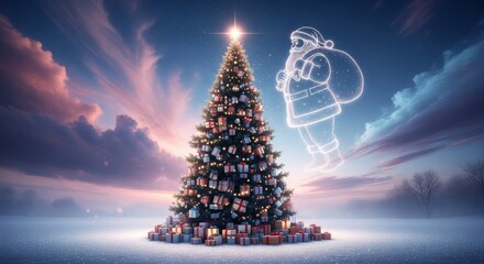 decorated christmas tree