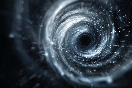 The art of digital web development on a blurred color field. Advertising photo. Html mastery: enriched digital patterns on a swirling abstract canvas. Concept art. Studio portrait. - Powered by Adobe