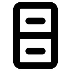 cabinet line icon
