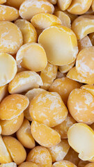 orange dried peas with visible details. background or textura