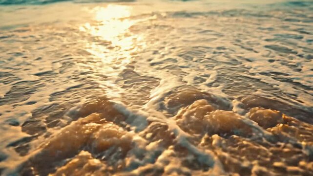 New Year's Symbolic Transition: 2025 Washed Away and 2026 Defined in Golden Beach Sand at Sunset &mdash; Representing Future Goals, Holiday Renewal, and New Beginnings