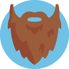 A full, rugged beard symbolizing a classic lumberjack style.