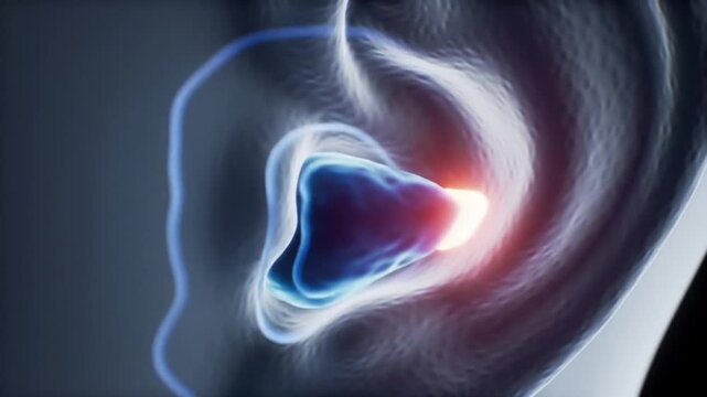 Earplug Insertion Animation Noise Reduction and Hearing Protection Demonstration