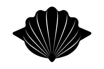 seashell silhouette vector, seashell isolated
