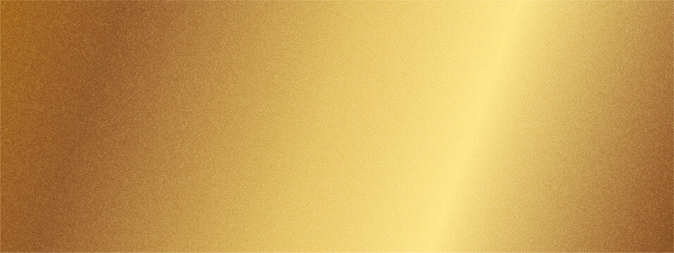 Gold gradient background with metallic foil texture. Shiny golden surface and glossy light reflections create an elegant, luxurious vector design perfect for cards, business, and decoration.