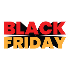 Bold Black Friday Sale Promotion Graphic