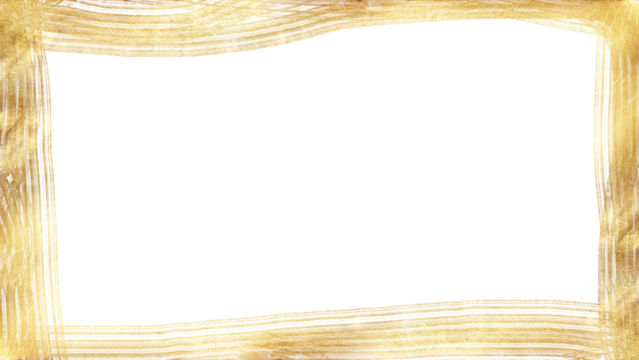 elegant golden abstract texture sparkle splatter border on transparent background,