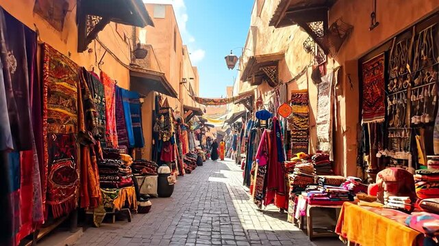 Exploring the Vibrant Souks of Marrakech - A Journey Through Moroccan Culture.