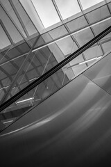 Obraz premium modern glass architecture in Reykjavik city in Iceland