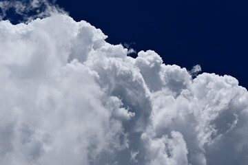 Fototapeta premium White clouds in the blue sky