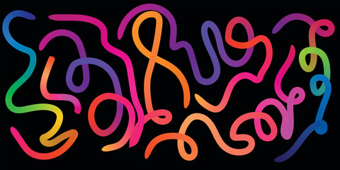 Abstract colorful background vector design pattern with pink art circles and texture