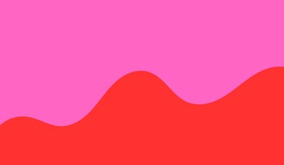 Vibrant abstract wave design in bright pink and red, modern graphic with flowing curves and bold color blocking for dynamic backgrounds