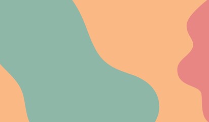 Soft pastel organic shapes create a modern, calming, and versatile abstract background perfect for design projects.