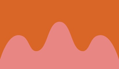Vibrant abstract wave pattern in warm orange and soft pink colors, perfect for modern design backgrounds and creative projects.