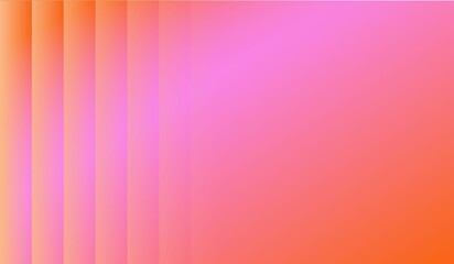 Vibrant gradient background with soft vertical stripes transitioning from warm orange to bright pink, perfect for modern design projects and energetic themes.