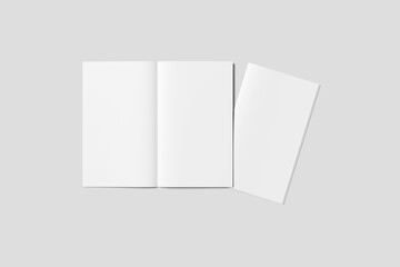 Blank Newspaper Mockup - 3D illustration