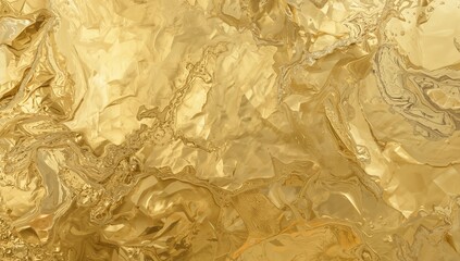 Abstract art with a poly golden background, suitable for wall decor and modern art applications