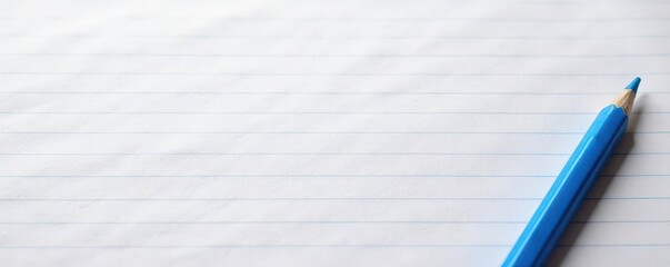 Blank gridded notebook paper, ready for notes or sketching , journal, sheet