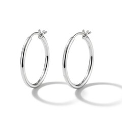 Silver Hoop Earring