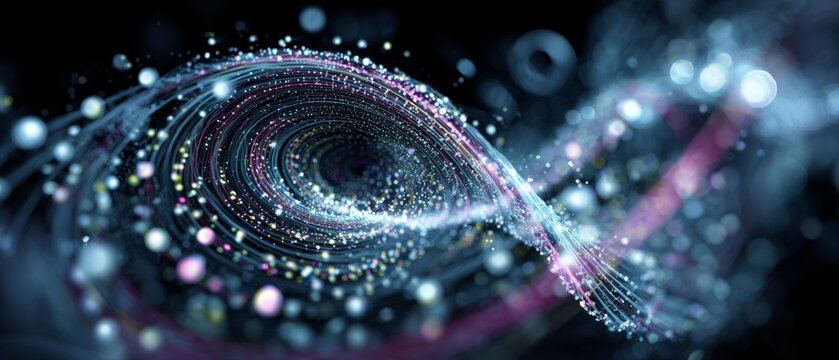 Unraveling the secrets of dna with modern technology. Network connectivity. Advanced genetics exploration with holographic displays creating enriched scenes. Digital networking.