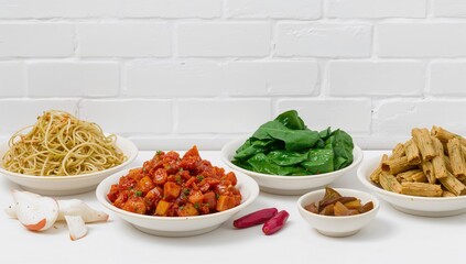 The Vibrant Array Korean Dishes