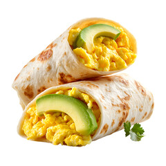 Savor the Flavor: Scrumptious Breakfast Burrito with Fluffy Scrambled Eggs