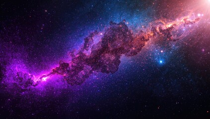 Vibrant cosmic texture backdrop