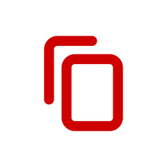  Vector image of game UI icon template asset transparent Copy or Duplicate button