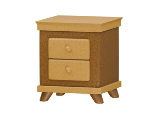 bedside icon 3d illustration render