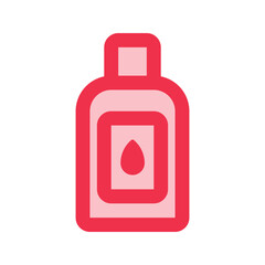 makeup remover outline fill icon