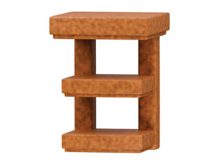 shelves icon 3d illustration render