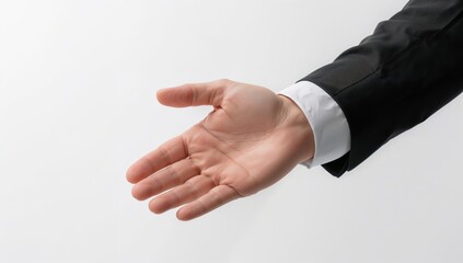Fototapeta premium Close-up of a hand against a textured background, suitable for professional layouts
