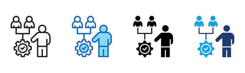 Obraz premium Onboarding Icon Multi Style Vector Illustration