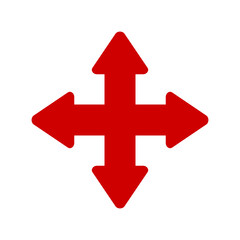 Obraz premium Vector image of game UI icon template asset transparent Move or Drag button