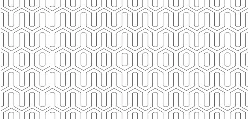 set of abstract geometric seamless patterns abstract