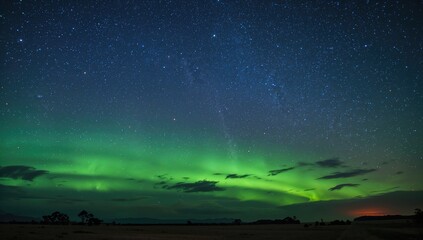 Fototapeta premium The Galactic Core Visible in the Southern Hemisphere
