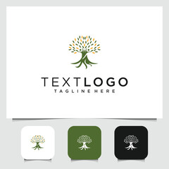  a stylized tree with human figure elements