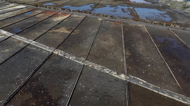 Salt ponds on a estuary