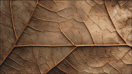 Close-up macro photo of dry leaf texture